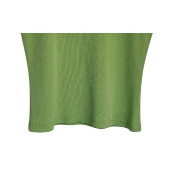 Misook Exclusively Top Women‎ X Small Petite Lime Green Sleeveless Minimalist - Picture 3 of 7